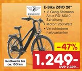 E-Bike Z810 28“ im Angebot bei Netto Marken-Discount in Singen E-Bike Z810 28“ Angebote von Zündapp bei Netto Marken-Discount Singen für 1.249,00 €