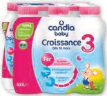 Croissance 3 des 10 mois - CANDIA BABY en promo chez Super U Croissance 3 des 10 mois - CANDIA BABY dans le catalogue Super U
