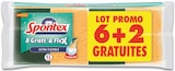 Éponge Gratt & Flex X6 - Spontex à 4,49 € dans le catalogue Intermarché Hyper