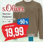 Herren-Pullover Angebote von s.Oliver bei Kaufhaus Stolz Neumünster für 19,99 €