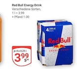 Energy Drink im Angebot bei GLOBUS in Rostock Energy Drink Angebote von Red Bull bei GLOBUS Rostock für 3,99 €