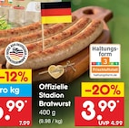 Offizielle Stadion Bratwurst im aktuellen Prospekt bei Netto Marken-Discount in Möhrenbach