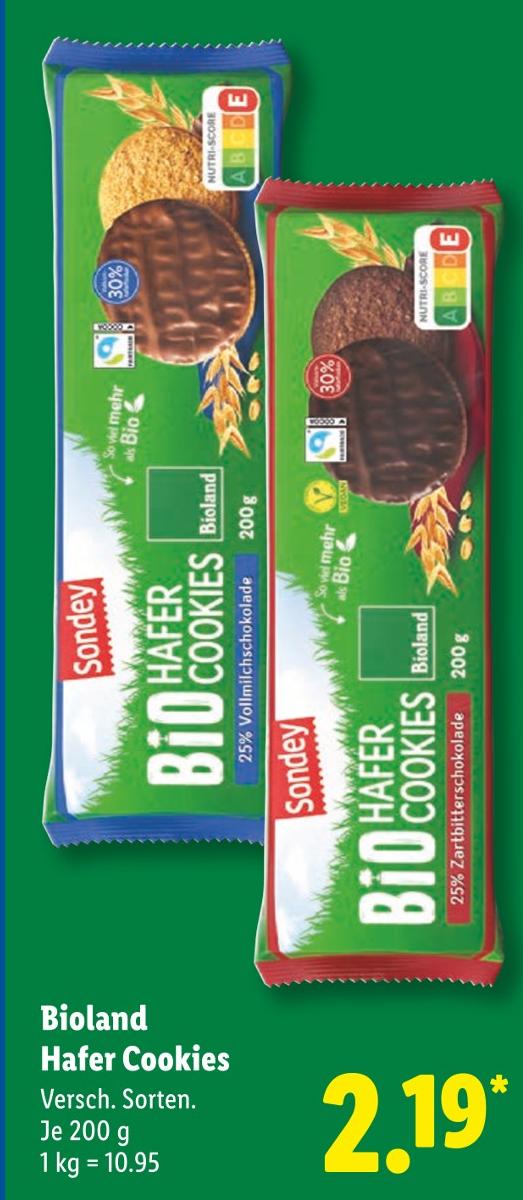 Bioland Hafer Cookies