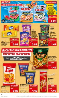 Chips im aktuellen Kaufland Prospekt (Mainz) Chips im Kaufland Prospekt "Aktuelle Angebote" mit 62 Seiten (Mainz)