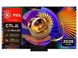 75C7L SQD-Mini LED (Flat, 75 Zoll / 189 cm, HDR 4K, SMART TV) von TCL im aktuellen MediaMarkt Saturn Prospekt für 1.799,00 €