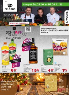 Jack Daniels im Selgros Prospekt "HIER KAUFEN PROFIS & GENIESSER" mit 24 Seiten (Grevenbroich)