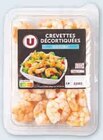 Crevettes Décortiquées Nature ou Sauce Persillade ou Sauce Pimentée - U en promo chez U Express Drancy à 2,34 €