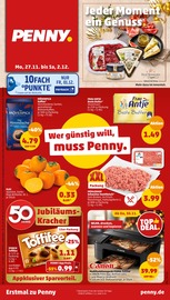 Penny-Markt Prospekt der aktuellen Woche, gültig von 27.11.2023 bis 03.12.2023 Aktueller Penny-Markt Prospekt "Wer günstig will, muss Penny." mit 42 Seiten
