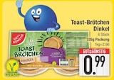 Toast-Brötchen Dinkel im Angebot bei EDEKA in Straubing Toast-Brötchen Dinkel Angebote von Gut & Günstig bei EDEKA Straubing für 0,99 €