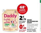 Sucre en poudre Bio - Daddy dans le catalogue U Express