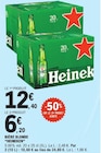 Bière Blonde - HEINEKEN en promo chez E.Leclerc Drancy à 6,20 €