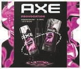 Coffret Provocation ou Black ou Dark Temptation - AXE - Super U à Poitiers Coffret Provocation ou Black ou Dark Temptation - AXE en promo chez Super U Poitiers à 11,83 €