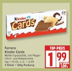 Kinder Cards von Ferrero für 1,99 € bei EDEKA im Angebot Kinder Cards von Ferrero im aktuellen EDEKA Prospekt