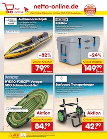 Schlauchboot im Netto Marken-Discount Prospekt "Aktuelle Angebote" mit 62 Seiten (Essen)