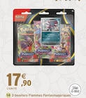 3 boosters Flammes Fantasmagoriques - Pokémon en promo chez Intermarché Hyper 3 boosters Flammes Fantasmagoriques - Pokémon dans le catalogue Intermarché Hyper