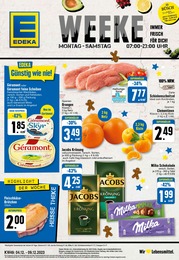 EDEKA Prospekt für Köln mit 8 Seiten EDEKA Prospekt für Köln: "Aktuelle Angebote", 8 Seiten, 04.12.2023 - 09.12.2023