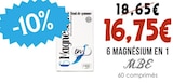 6 Magnésium en 1 - MBE en promo chez Naturalia 6 Magnésium en 1 - MBE dans le catalogue Naturalia