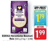 Herzstücke Basmati Reis im Angebot bei E center in Reutlingen Herzstücke Basmati Reis Angebote von EDEKA bei E center Reutlingen für 1,79 €