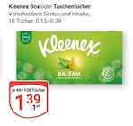 Box Angebote von Kleenex bei GLOBUS Salzgitter für 1,39 €