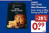 Mini-Panettone im ALDI SÜD Prospekt Mini-Panettone von Gourmet Finest Cuisine im aktuellen ALDI SÜD Prospekt für 0,99 €