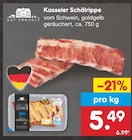 Aktuelles Kasseler Schälrippe Angebot bei Netto Marken-Discount in Erfurt ab 5,49 €