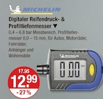 Digitaler Reifendruck- & Profiltiefenmesser im Angebot bei V-Markt in München Digitaler Reifendruck- & Profiltiefenmesser Angebote von Michelin bei V-Markt München für 12,99 €