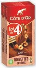 Tablettes de chocolat - COTE D'OR - U Express à Aulnay-sous-Bois Tablettes de chocolat - COTE D'OR en promo chez U Express Aulnay-sous-Bois à 8,48 €