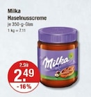 Haselnusscreme von Milka im aktuellen V-Markt Prospekt für 2,49 €