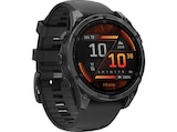 fenix® 8 - 47 mm AMOLED Smartwatch Edelstahl Silikon, 22 mm, Schwarz von GARMIN im aktuellen MediaMarkt Saturn Prospekt für 689,99 €