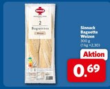 Baguette Weizen im Angebot bei combi in Oldenburg Baguette Weizen Angebote von Sinnack bei combi Oldenburg für 0,69 €
