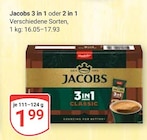 3 in 1 Angebote von Jacobs bei GLOBUS Pulheim für 1,99 €