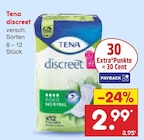 discreet von Tena für 2,99 € bei Netto Marken-Discount im Angebot discreet von Tena im aktuellen Netto Marken-Discount Prospekt