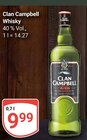 Whisky im Angebot bei GLOBUS in Hoyerswerda Whisky Angebote von Clan Campbell bei GLOBUS Hoyerswerda für 9,99 €