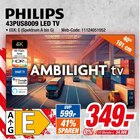 43PUS8009 LED TV Angebote von PHILIPS bei expert Koblenz für 349,00 €