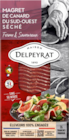 MAGRETS DE CANARD DU SUD-OUEST SÉCHÉS TRANCHÉS DELPEYRAT - DELPEYRAT - Auchan Hypermarché à Épinay-sur-Seine MAGRETS DE CANARD DU SUD-OUEST SÉCHÉS TRANCHÉS DELPEYRAT - DELPEYRAT en promo chez Auchan Hypermarché Épinay-sur-Seine à 3,49 €