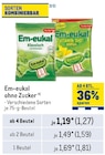 Aktuelles Em-eukal ohne Zucker Angebot bei Metro in Solingen (Klingenstadt) ab 1,27 €