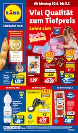 Aktueller Lidl Prospekt, "LIDL LOHNT SICH", mit Angeboten der Woche, gültig von 30.06.2025 bis 30.06.2025