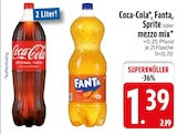 Coca-Cola, Fanta, Sprite oder mezzo mix Angebote von Coca-Cola, Fanta, Sprite oder mezzo mix bei EDEKA Kolbermoor für 1,39 €