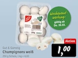 Champignons weiß Angebote von Gut & Günstig bei Konsum Dresden für 1,00 €