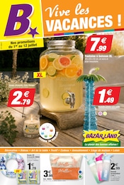 Prospectus Bazarland à Annemasse, "Vive les VACANCES !", 12 pages, 01/07/2026 - 12/07/2026