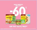 -60% de remise immédiate sur le 2ème produit sur tout Old El Paso à Intermarché Contact dans Lançon-Provence