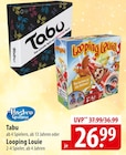 Hasbro Gaming Tabu oder Looping Louie Angebote bei famila Nordost Celle für 26,99 €