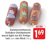 Aktuelles Zwiebelmettwurst Angebot bei EDEKA in Frankfurt (Main) ab 1,69 €