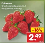 Erdbeeren Angebote bei Netto Marken-Discount Albstadt für 2,49 €