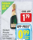 Piccolo von Henkell für 0,99 € bei EDEKA im Angebot Piccolo von Henkell im aktuellen EDEKA Prospekt