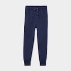 Pantalon de jogging taille élastiquée bleu marine garçon dans le catalogue La Halle