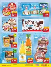 Kinder Choco Fresh Angebot im aktuellen Netto Marken-Discount Prospekt auf Seite 15