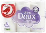PAPIER TOILETTE BLANC AUCHAN - AUCHAN - Auchan Hypermarché PAPIER TOILETTE BLANC AUCHAN - AUCHAN à 2,00 € dans le catalogue Auchan Hypermarché
