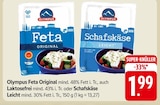 Feta Original oder Schafskäse Leicht Angebote von Olympus bei E center Reutlingen für 1,99 €