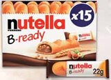 GAUFRETTES FOURÉES B-READY - NUTELLA en promo chez Intermarché Alès à 2,29 €